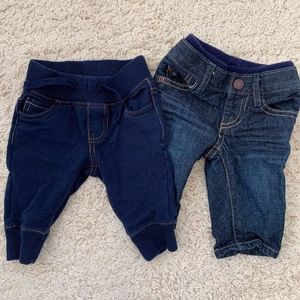 GAP BABY Blue Joggers & Jeans 0-3M